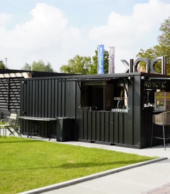 20Ft XL Black Container Bar – Perfect for Bars, Events & Businesses