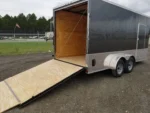 2024 Fast Cargo Charcoal Gray 7×16 Enclosed Cargo Trailer - Image 4