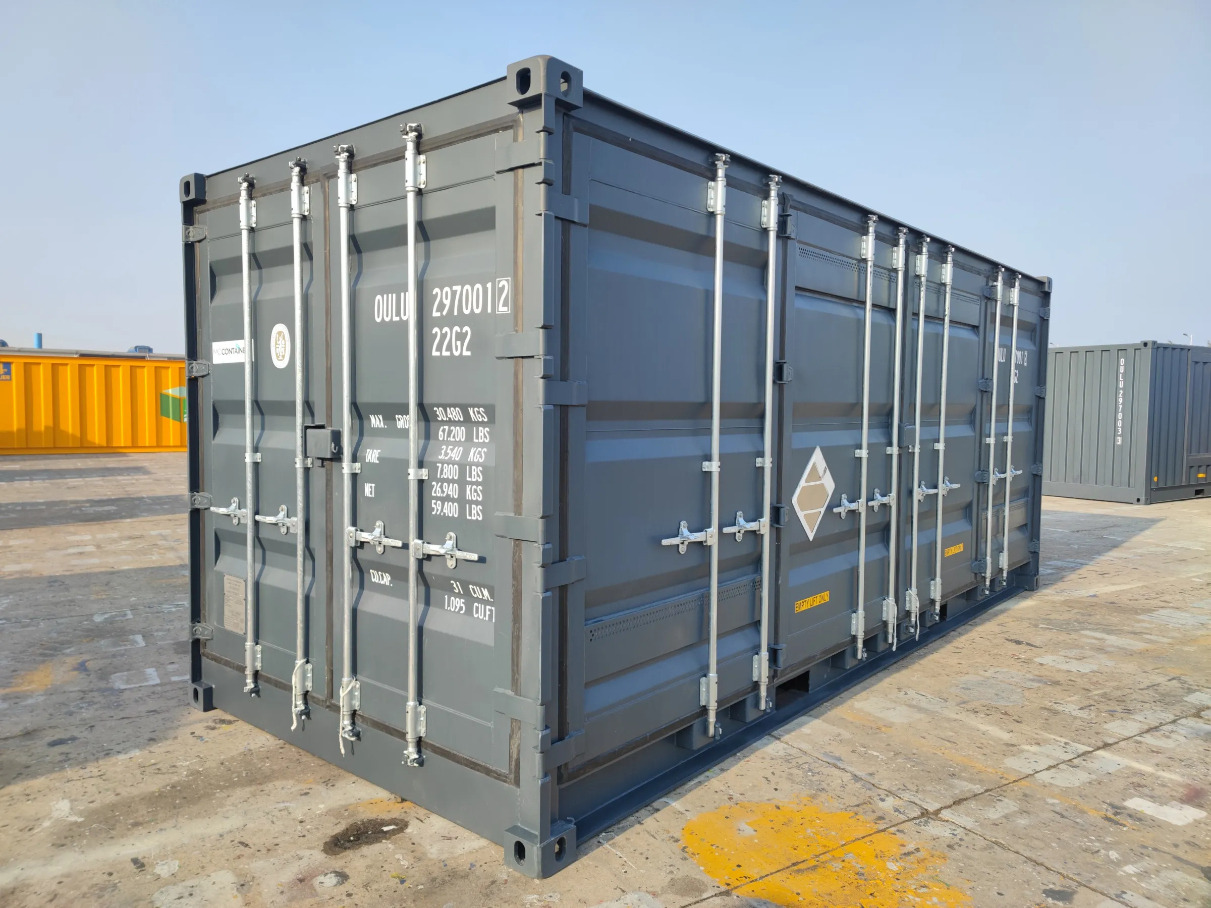 20220111095048 20′ Hazardous Waste Container, Side Opening - Image 1