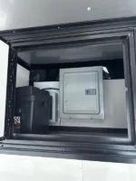 2024 Fast Cargo 8.5×28 Enclosed Charcoal Gray Blackout Trailer For Sale - Image 9