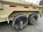 7×14 7TON Telescopic Dump Trailer with alum wheels - Image 13