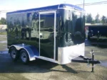 2025 Fast Cargo Black Tandem Axle 6×12 Cargo Trailer For Sale - Image 7