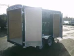 2025 Fast Cargo Black Tandem Axle 6×12 Cargo Trailer For Sale - Image 2