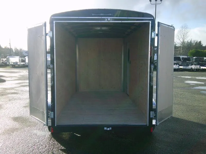 2025 Fast Cargo Black Tandem Axle 6×12 Cargo Trailer For Sale - Image 3
