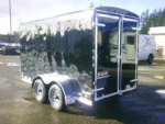 2025 Fast Cargo Black Tandem Axle 6×12 Cargo Trailer For Sale - Image 9