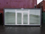Glass Container, One Glass Wall