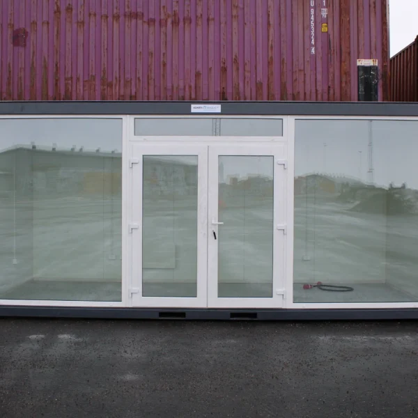 Glass Container, One Glass Wall