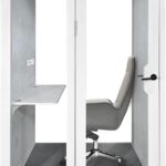 Soundproof Office Pod Booth, Quiet Meeting Pod with Acoustic Panels, Portable Modular Pod, Privacy Booth for Private Phone Calling, One to Two Person...
