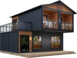 Barn Homes Flat Pack Double Story House - Foldable Tiny Home, 20ft & 40ft, Mobile & Modular - Image 3