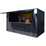 Container Pop Up 4×2 Meters Xl Black Ral 9005
