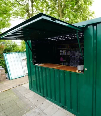 Container Pop Up 4×2 Meters Xl Green Ral 6005