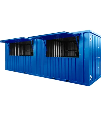 20 Foot XL Blue Container Bar