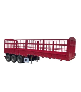 3 Axles Heavy Transport Cargo High Side Truck Trailer