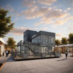 Modern Container Villa Prefab Modular House with Keystructure Frame Welded for Living and Working