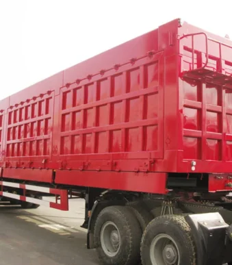 Side Wall Semi-trailer Hydraulic Dump Semi Truck Trailer