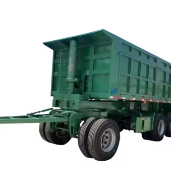 2 Axle Tractor Drawbar Towing Hydraulic Trailer