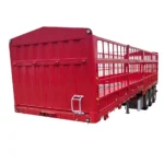 3 Axles Heavy Transport Cargo High Side Truck Trailer - Image 6