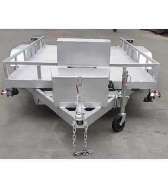 Hydraulic 2 Axle Aluminum Car Trailer 700kg