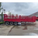 3 Axles Heavy Transport Cargo High Side Truck Trailer - Image 2