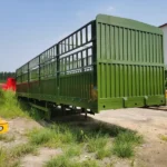 Flatbed Side Wall Truck Trailer – Cargo Fence Semi Trailer for Sale - Image 2