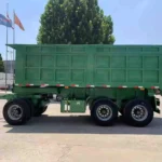 2 Axle Tractor Drawbar Towing Hydraulic Trailer - Image 6