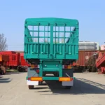 3 Axle High Side Fence Cargo Semi Trailer - Image 2