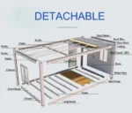 Two Floor Container House Kit Glass Walls - Image 2