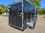 Fast Cargo 6×12 Tandem Axle Blackout Enclosed Trailer For Sale - Image 3