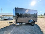 Fast Cargo 6×12 Tandem Axle Blackout Enclosed Trailer For Sale - Image 7