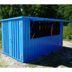 Container Pop Up 4×2 Meters Xl Blue Ral 5012