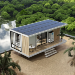 Eco Haven Solar Home. 267 Sq Ft One Bedroom Home and 125 Sq Patio.