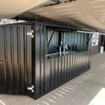 Flat Pack Container 4×4 Xl Meters Black Ral 9005