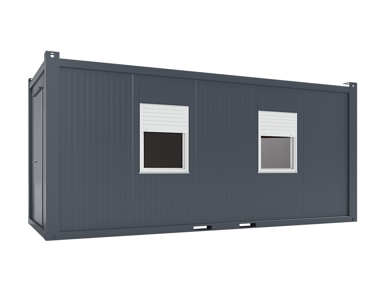 c1frontclos 20′ Office Container - Image 1