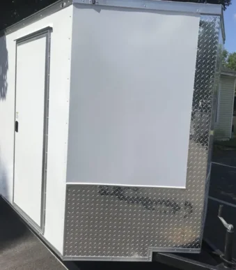2024 Fast Cargo 6×12 V-nose Enclosed Cargo Trailer With Ramp Door