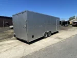 In Stock New 24 Foot Enclosed Car Hauler Trailers For Sale - Image 2