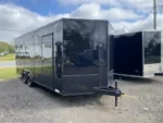 2024 Xtreme Cargo Black 8.5×20 Toy Hauler | Custom Blackout Trailer - Image 3