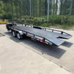 Low Tilt Trailer 3 Tonne Tandem Trailer with Brake Tilting - Image 2
