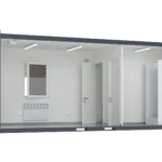 20 Feet Premium Sanitary Container with Break Room, Toilet & Shower