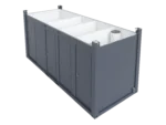 20′ Toilet Container, Three Standard And One Barrier-free Toilet, Premium - Image 4