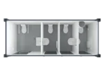 20′ Toilet Container, Three Standard And One Barrier-free Toilet, Premium - Image 5