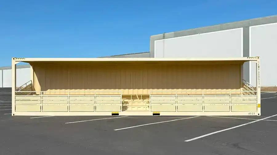 40ft New High Cube 74-Seat Bleacher Container