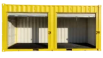 20ft Hazmat Storage Dual Roll-up Doors - Image 4